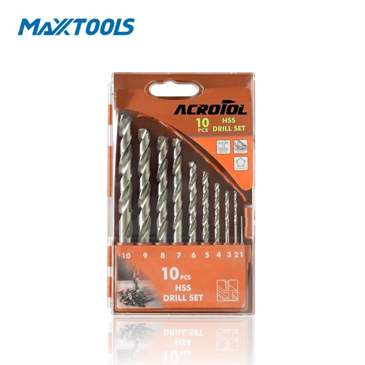 10PCS HSS Drill Sets