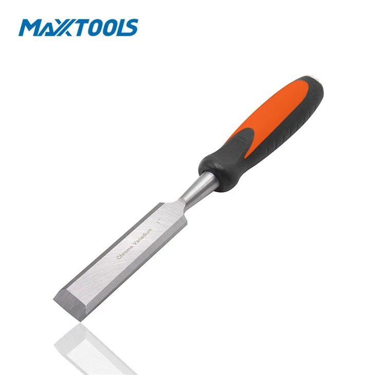 Classic 2 Colored Soft Handle Wood Chisel With Rivet