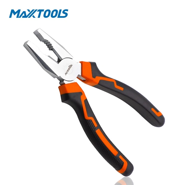 Combination Plier With 2 Colored Soft King Kong Grip