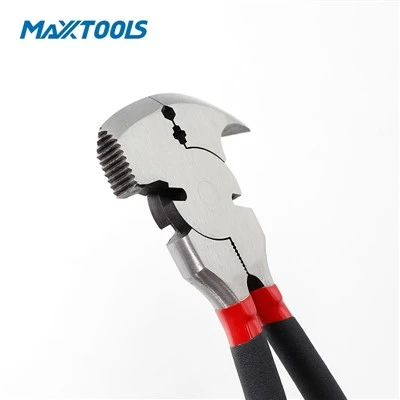 10.5inch Fence Plier Round Head Vinyl Grip