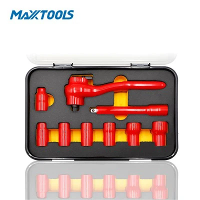 9pc VDE Insulated 3 8 Inch Socket Set