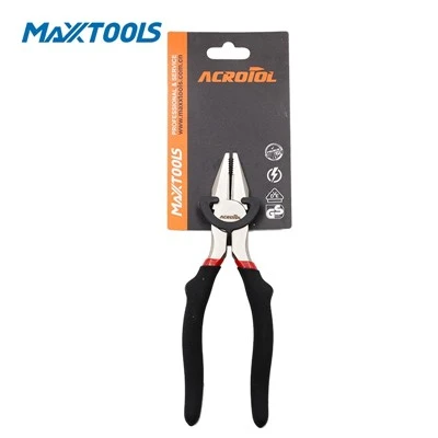 Combination Plier With Vinyl Grip